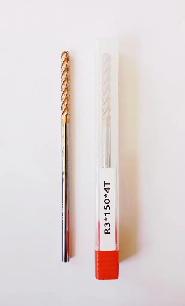 Carbide Ballnose R3*150L*d6*4F 55HRC Copper Standard