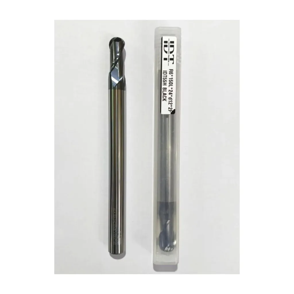 Carbide Ballnose R6*150L*FL24*d12*2F 55HRC Black Premium