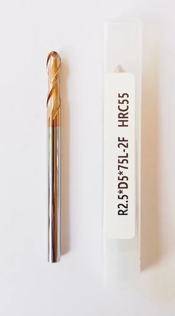 5*75 2FLUTE BALLNOSE 55HRC