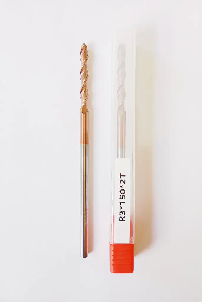 Carbide Ballnose R3*150L*FL50*d6*2F 55HRC Copper Standard