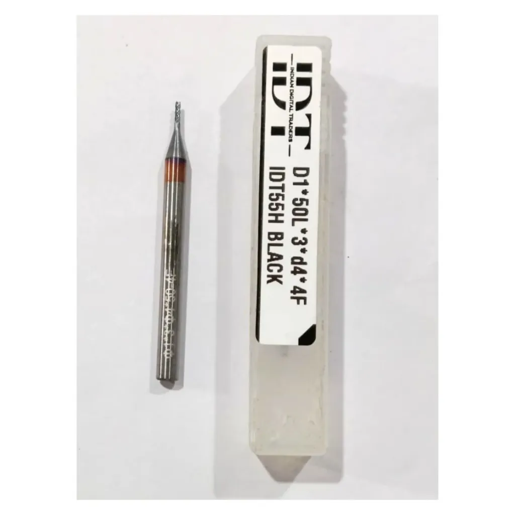 Carbide Endmill D1*50L*3*d4*4F IDT55H Black Premium