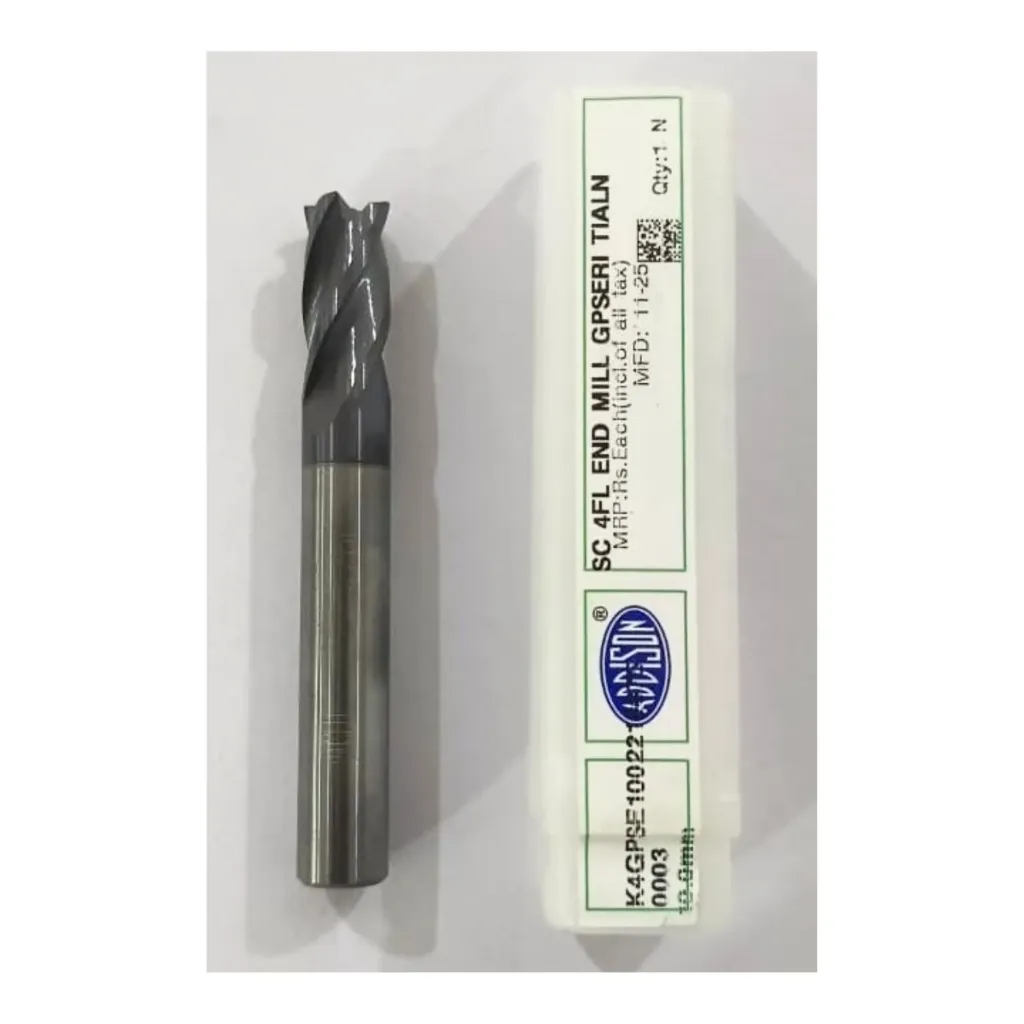 Carbide Endmill D10*75L*22*4F Addison BLACK