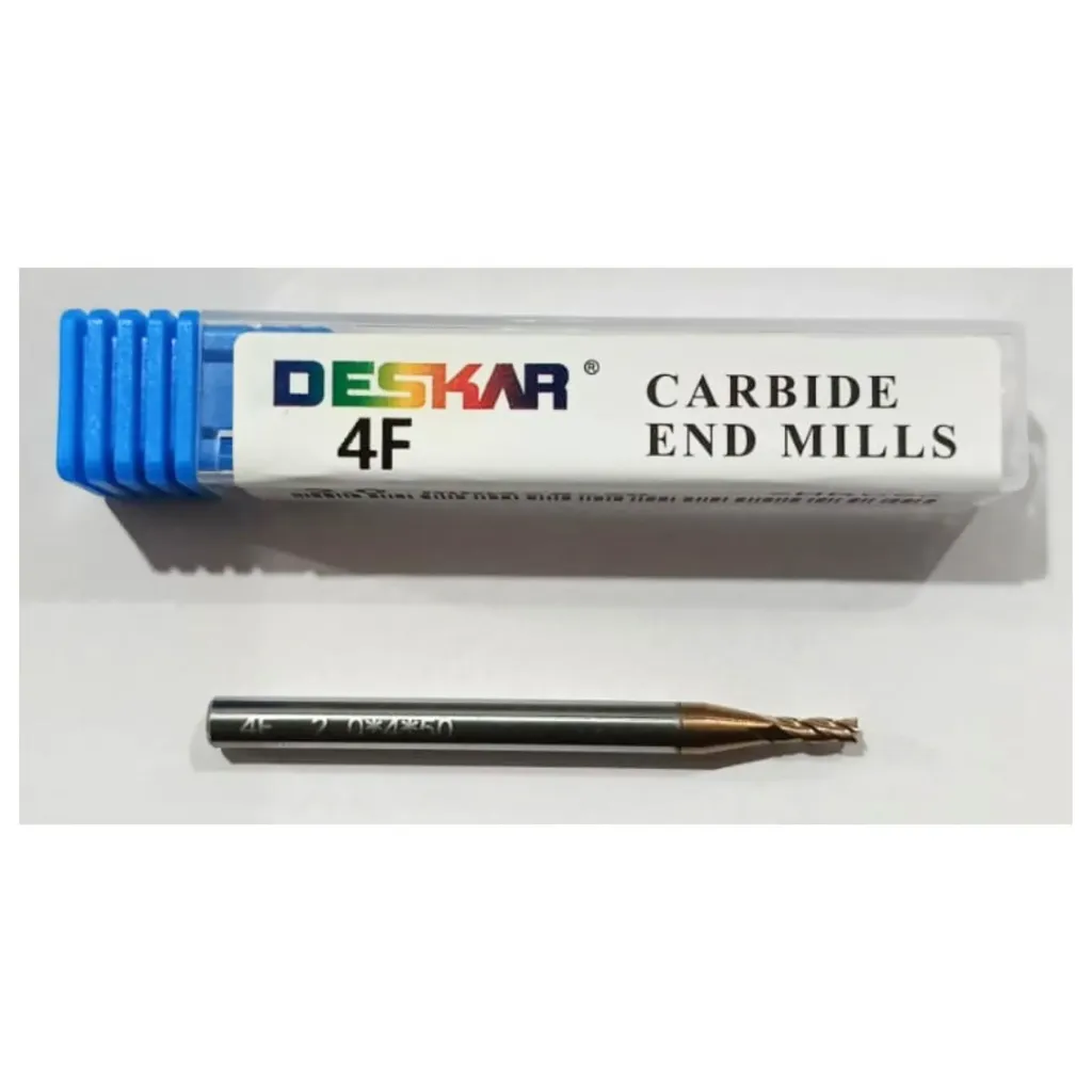 Deskar Endmill D2*50L*FL6*d4*4F HRC60