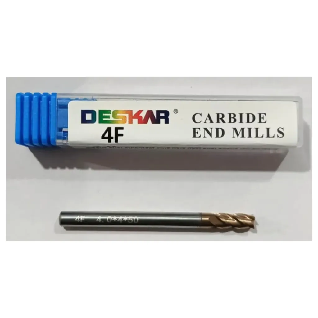 Deskar Endmill D4*50L*FL10*d4*4F HRC60