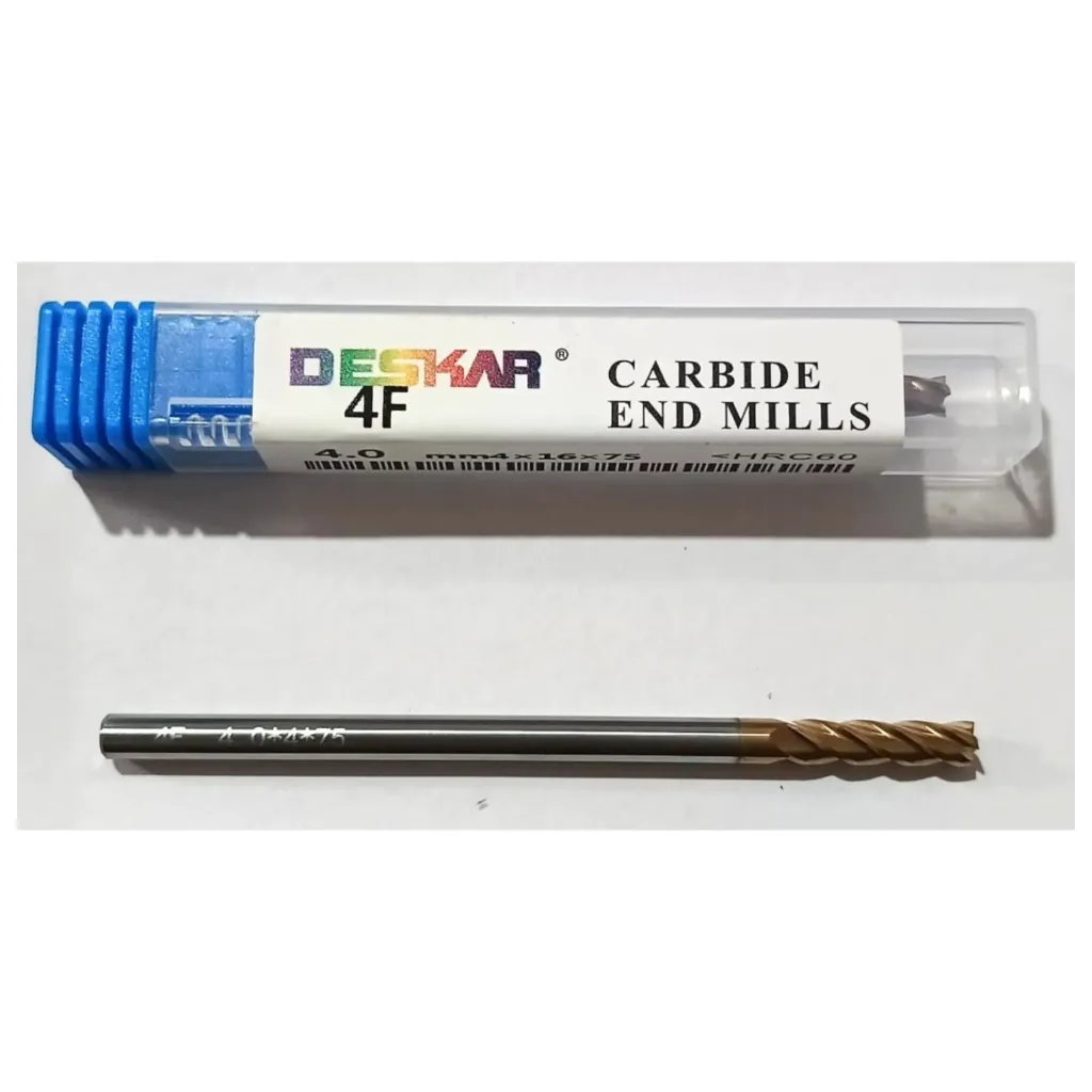 Deskar Endmill D4*75L*FL17*d4*4F HRC60