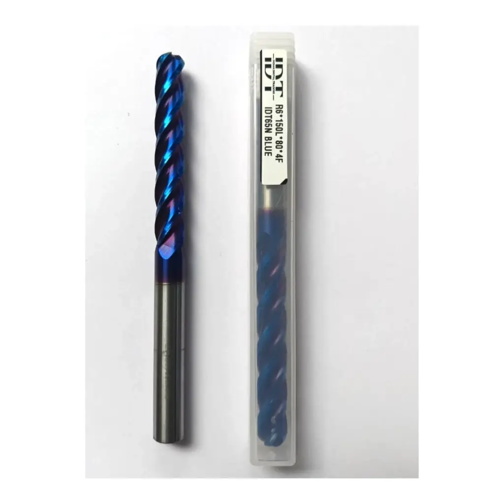 Carbide Ballnose R6*150L*FL80*d12*4F 65HRC Blue Standard