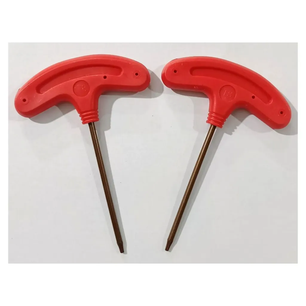 TORX KEY T HANDLE RED - T8