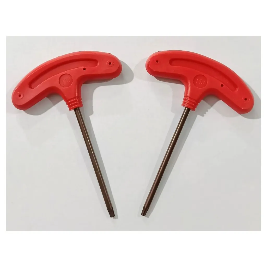TORX KEY T HANDLE RED - T15