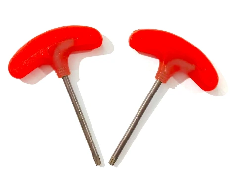 TORX KEY T HANDLE RED T25