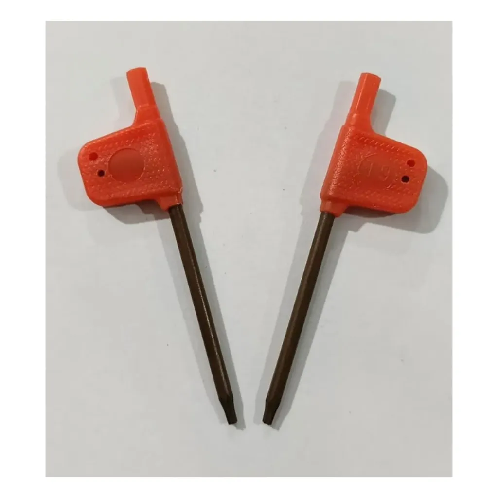 TORX KEY FLAG RED T9