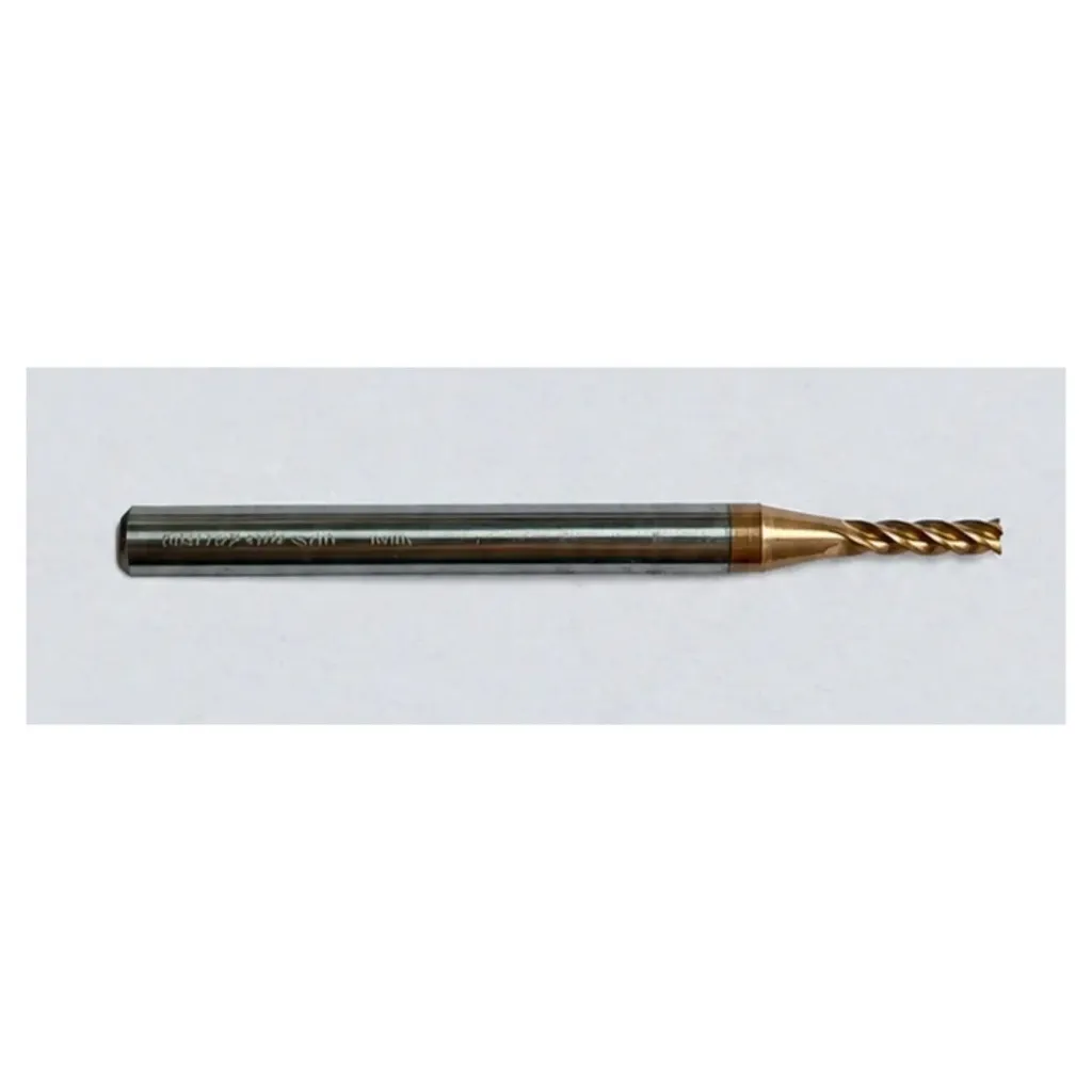 Carbide Endmill D2*50L*FL6*d4*4F 55HRC Copper White Nobe