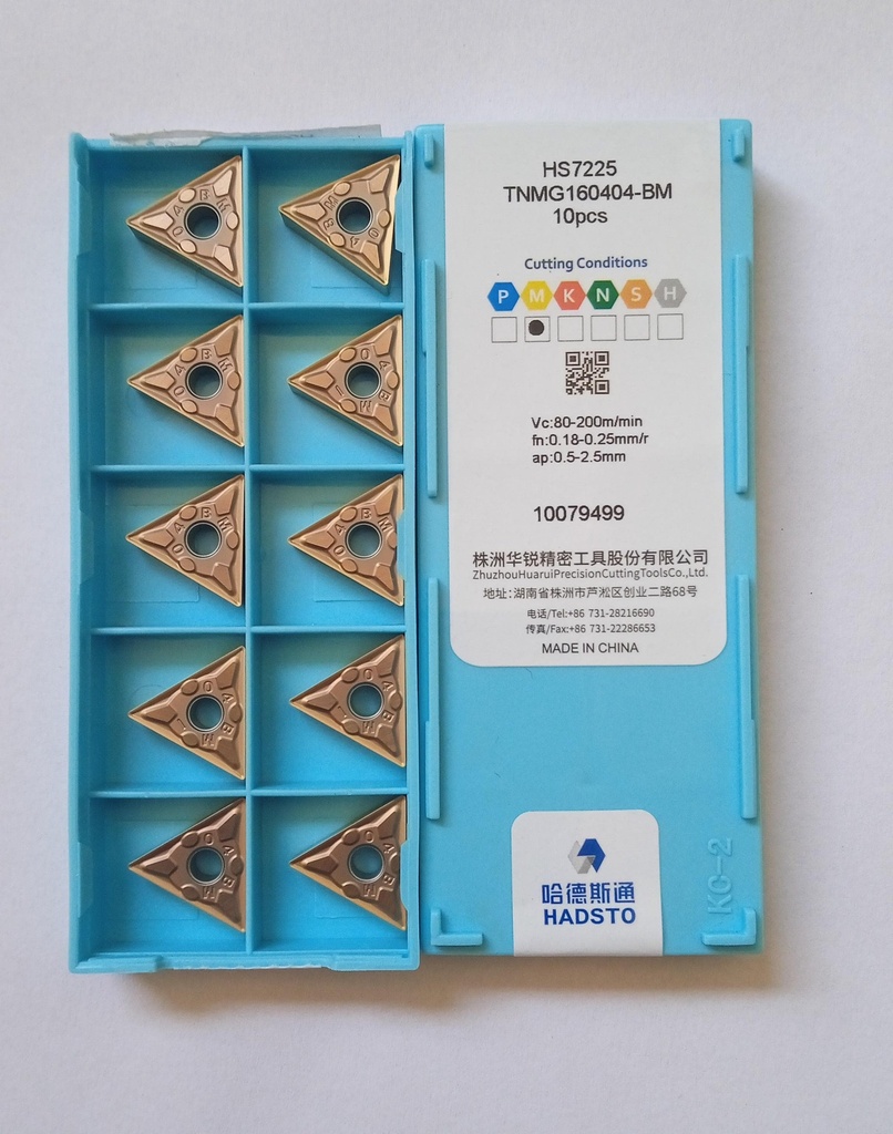 TNMG 160404 BM HS7225 HADSTO