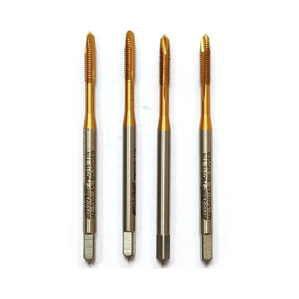 MACHINE TAP M2.5*0.45 SPPT M2 HSS GOLDEN STRAIGHT