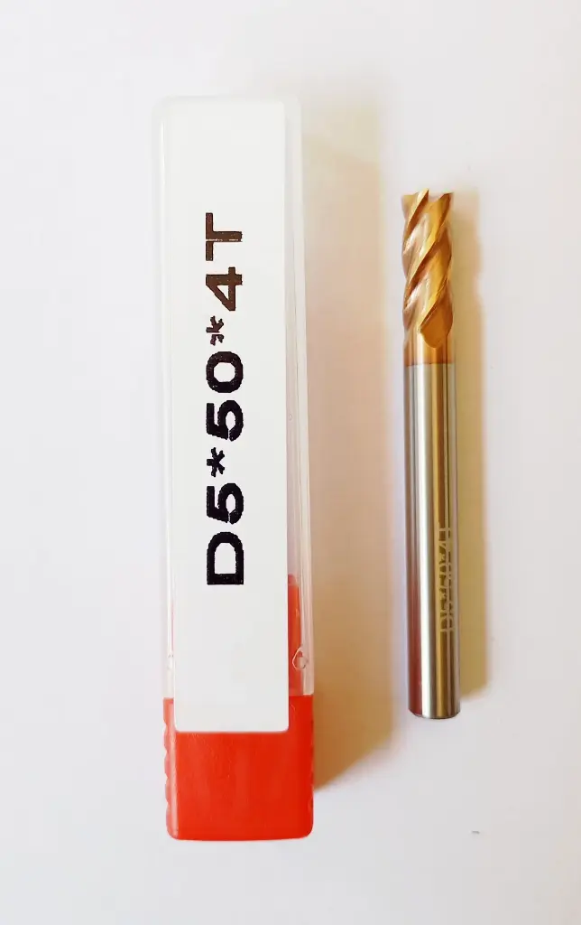 Carbide Endmill D5*50L*FL15*d5*4F 55HRC Copper Standard