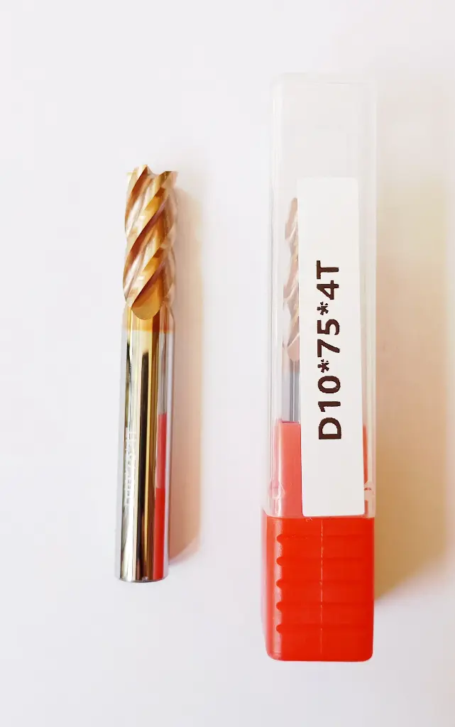 Carbide Endmill D10*75L*FL26*d10*4F 55HRC Copper Standard