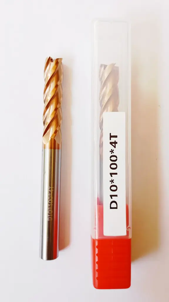 Carbide Endmill D10*100L*FL30*d10*4F 55HRC Copper Standard
