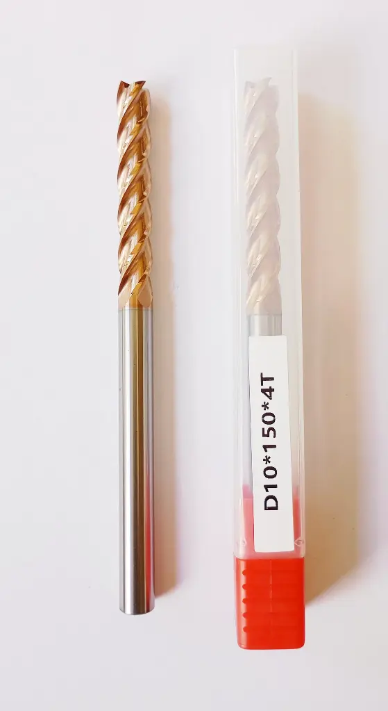 Carbide Endmill D10*150L*FL40*d10*4F 55HRC Copper Standard