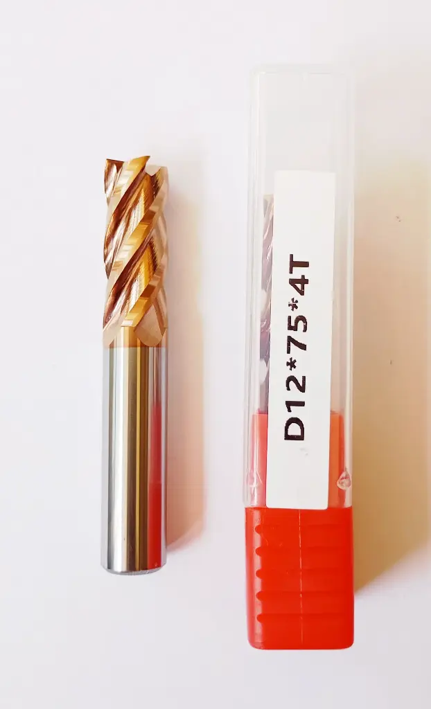Carbide Endmill D12*75L*FL36*d12*4F 55HRC Copper Standard