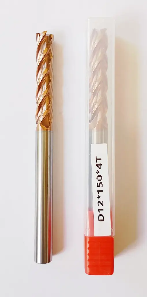 Carbide Endmill D12*150L*FL64*d12*4F 55HRC Copper Standard