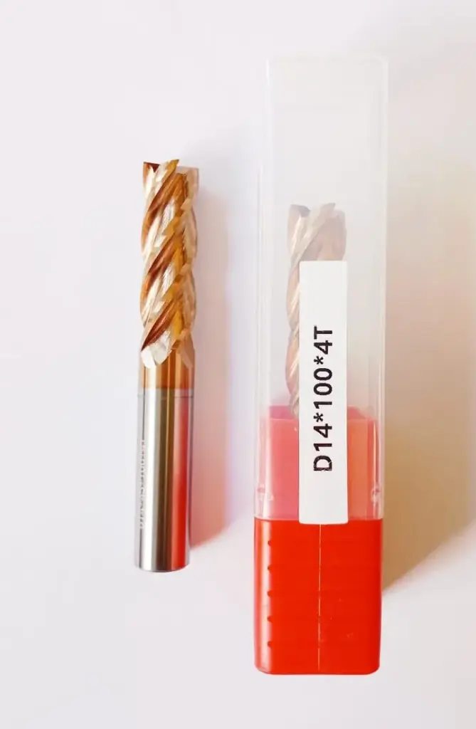 Carbide Endmill D14*100L*FL45*d14*4F 55HRC Copper Standard