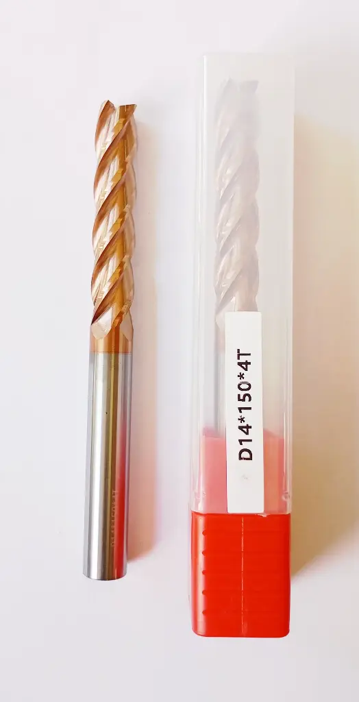 Carbide Endmill D14*150L*FL70*d14*4F 55HRC Copper Standard