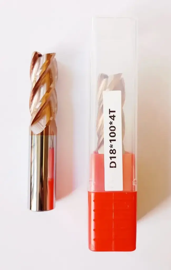 Carbide Endmill D18*100L*FL54*d18*4F  55HRC Copper Standard