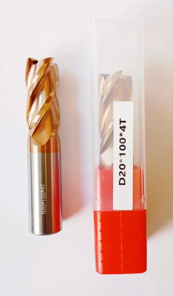 Carbide Endmill D20*100L*FL50*d20*4F 55HRC Copper Standard