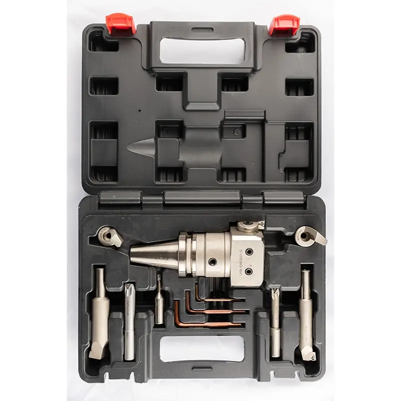 Boring Head Set BT40 NBH2084 (Dia 8-203) ACCKEE with black plastic box