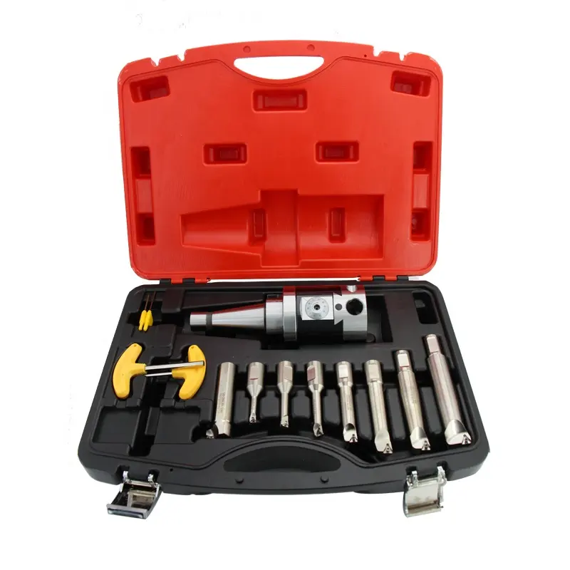 Boring Head Set BT40-0818 (Dia 8-180) rough and fine both with plastic box
