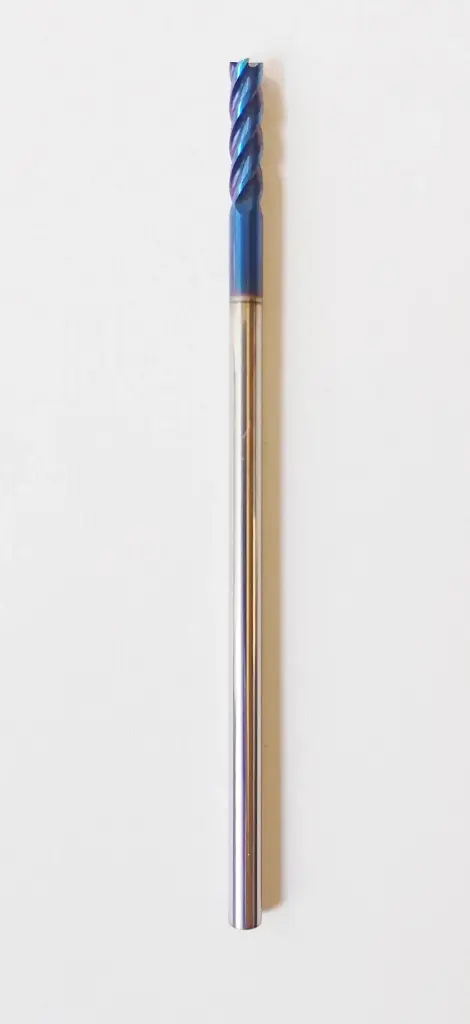 Carbide Endmill D3*75L*FL12*d3*4F 65HRC Blue Standard