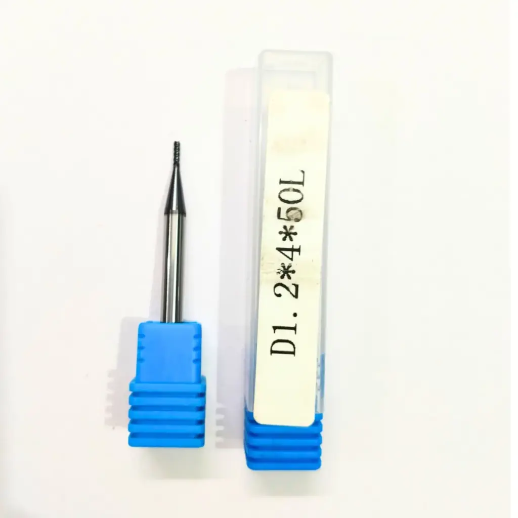 Carbide Endmill D1.2*50L*FL3*d4*4F 55HRC Black Premium