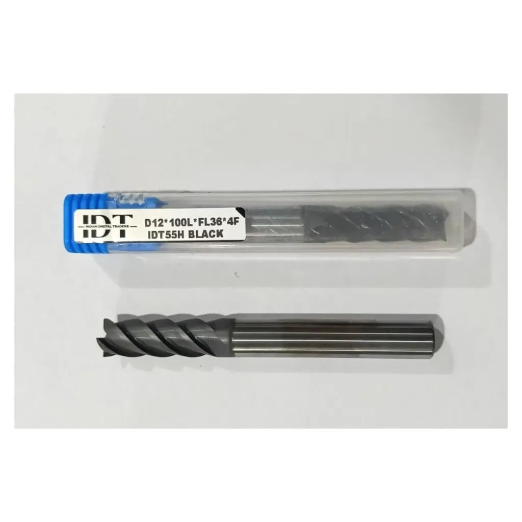 Carbide Endmill D12*100L*FL36*d12*4F 55HRC Black Premium