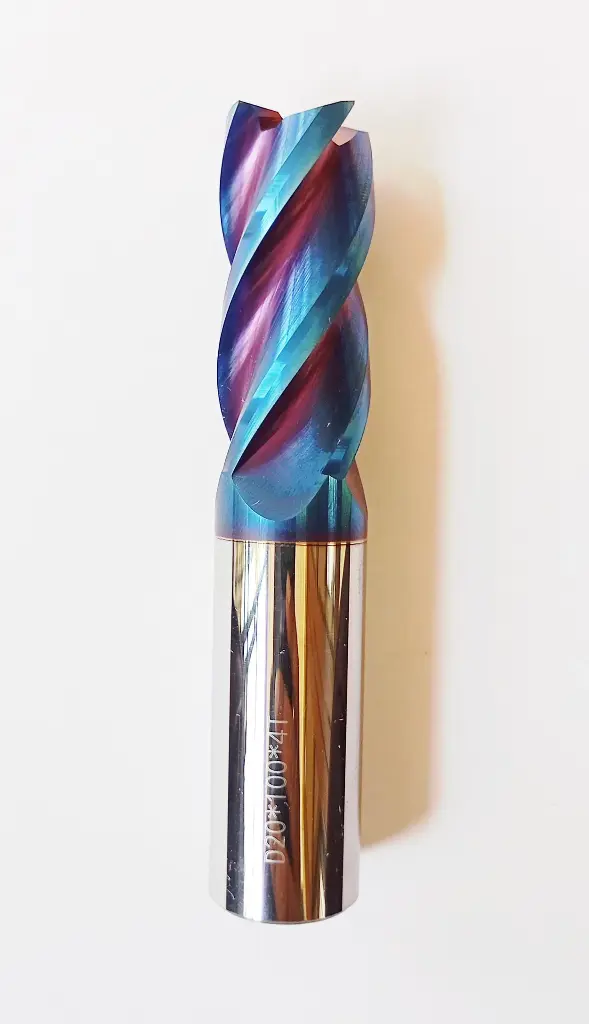 Carbide Endmill D20*100L*FL60*d20*4F 65HRC Blue Standard