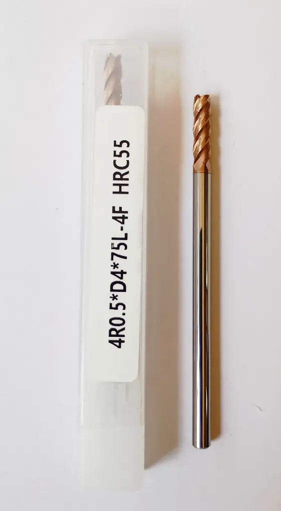 R0.5*D4*75L*d4*4F IDT55N COPPER CORNER RADIUS ENDMILL