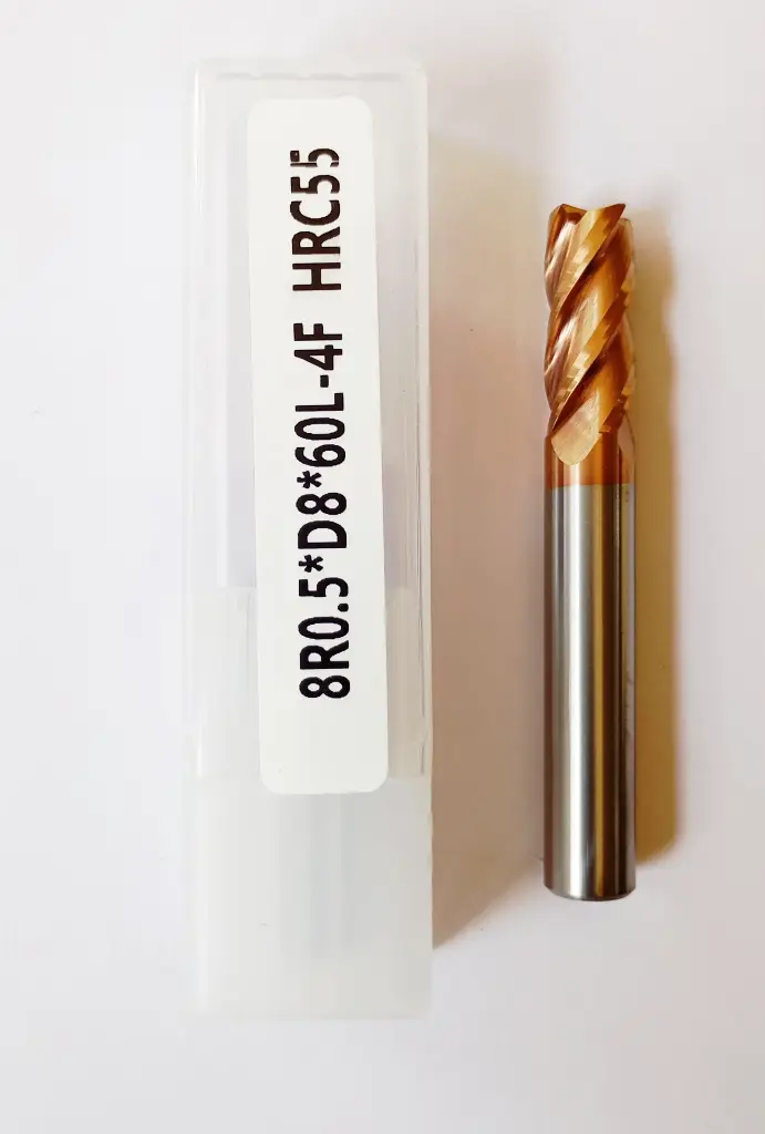 R0.5*D8*60L*d8*4F IDT55N COPPER CORNER RADIUS ENDMILL