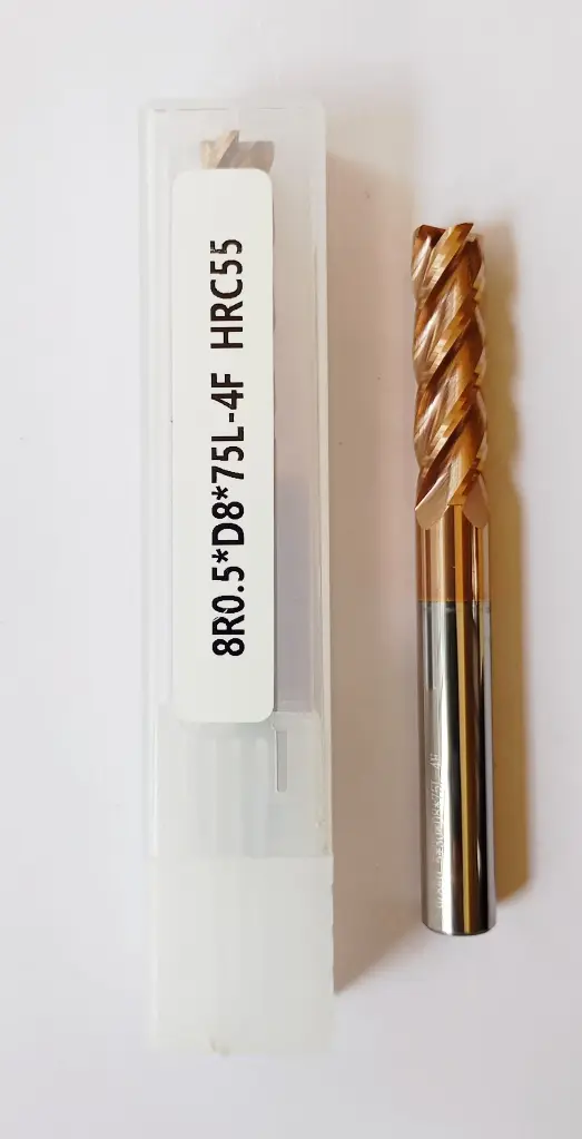 R0.5*D8*75L*d8*4F IDT55N COPPER CORNER RADIUS ENDMILL