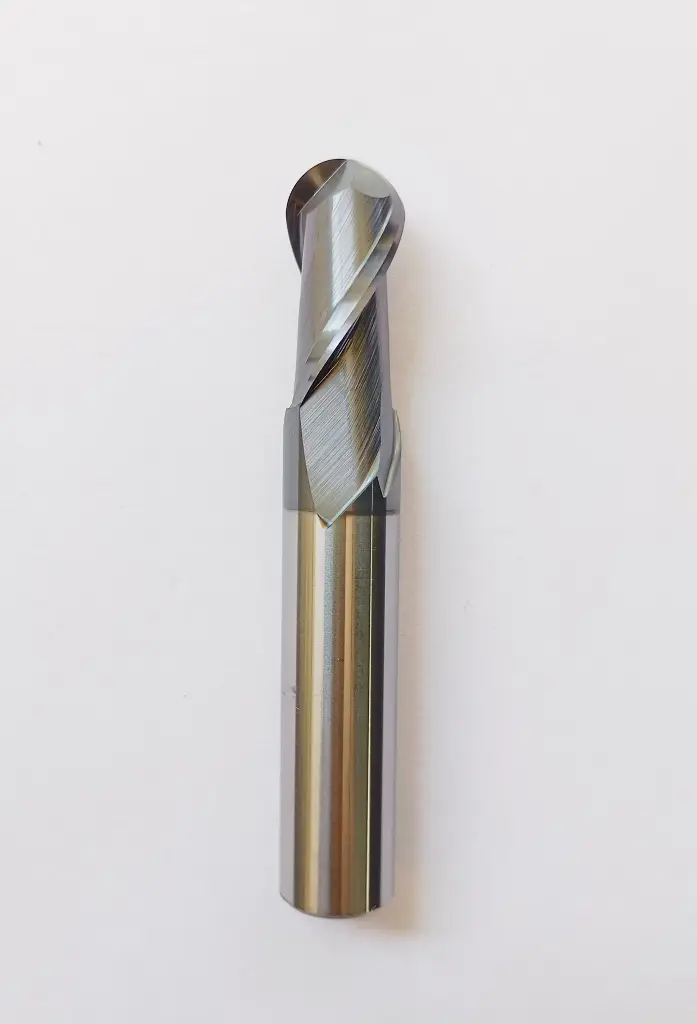Carbide Ballnose R6*75L*FL24*d12*2F 55HRC Black Premium