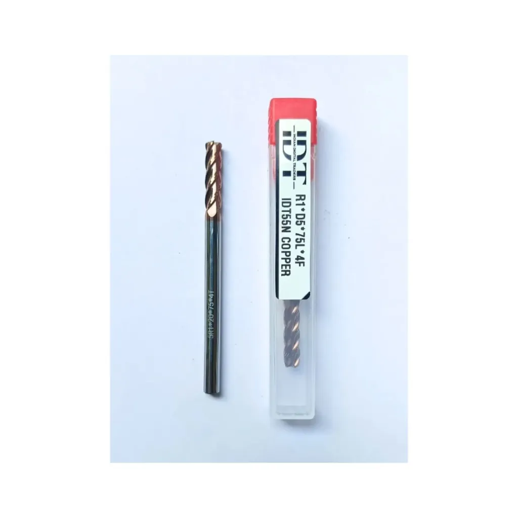 R1*D5*75L*d5*4F IDT55N COPPER CORNER RADIUS ENDMILL