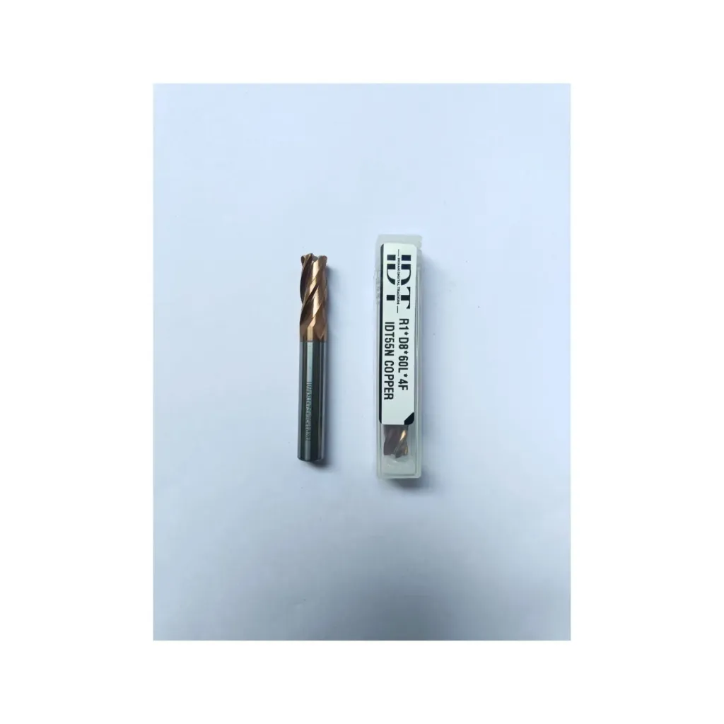 R1*D8*60L*d8*4F IDT55N COPPER CORNER RADIUS ENDMILL
