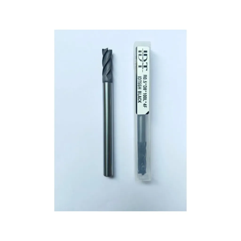 R0.5*D8*100L*d8*4F IDT55H BLACK CORNER RADIUS ENDMILL