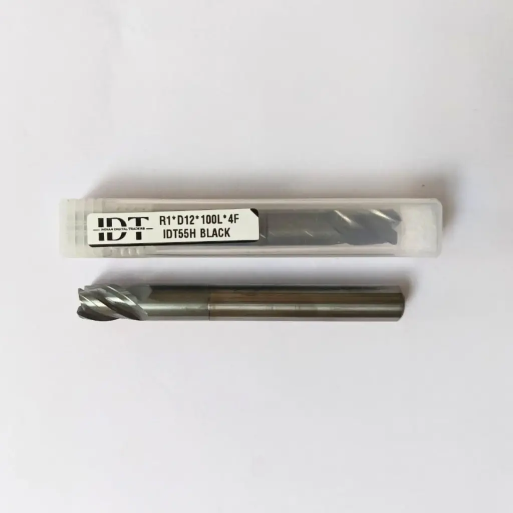 R1*D12*100L*d12*4F IDT55H BLACK CORNER RADIUS ENDMILL