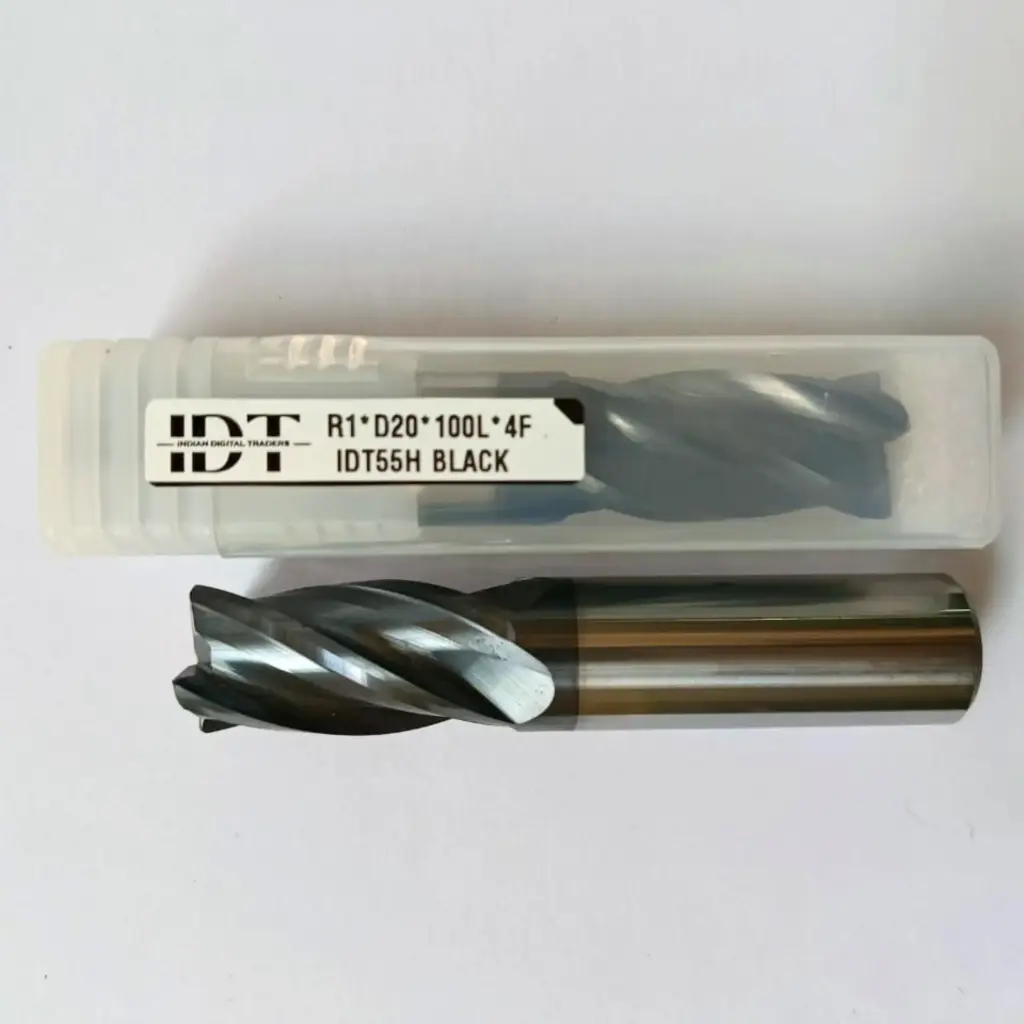 R1*D20*100L*d20*4F IDT55H BLACK CORNER RADIUS ENDMILL