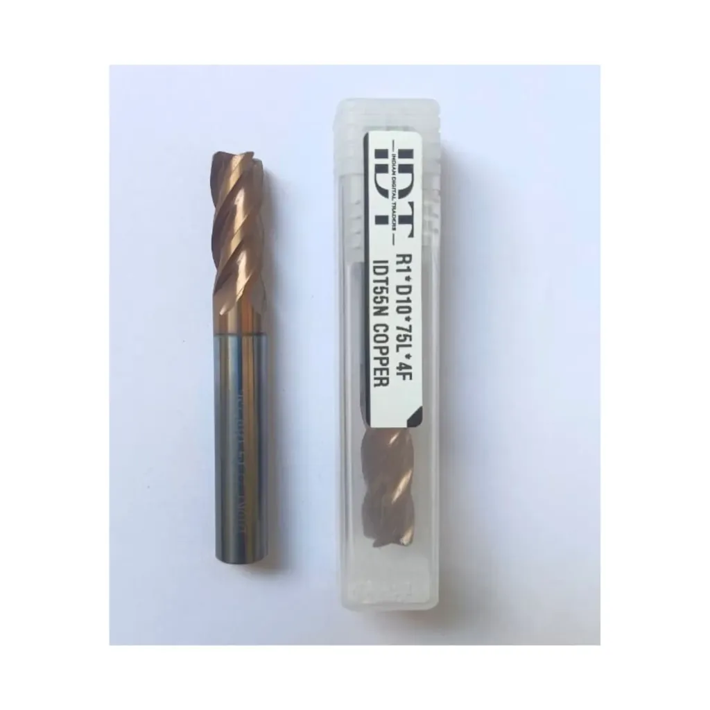 R1*D10*75L*25FL*d10*4F IDT55N COPPER CORNER RADIUS ENDMILL