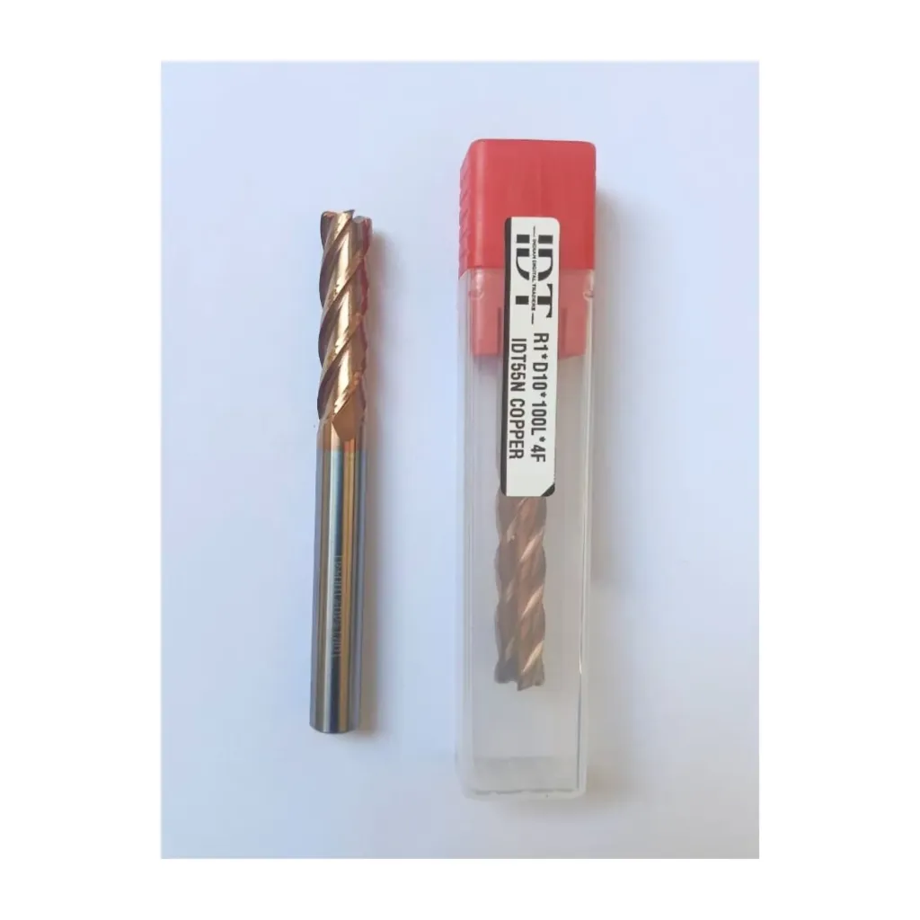 R1*D10*100L*d10*4F IDT55N COPPER CORNER RADIUS ENDMILL