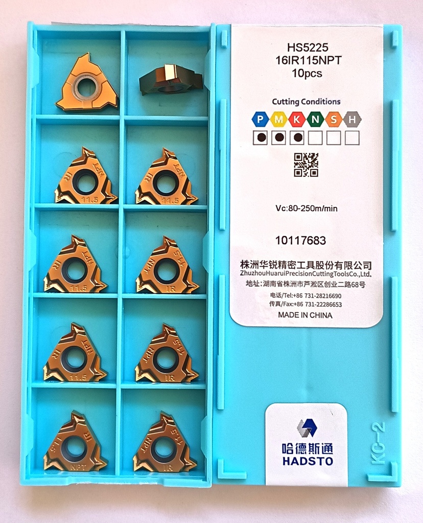 16IR 115NPT HS5225 HADSTO