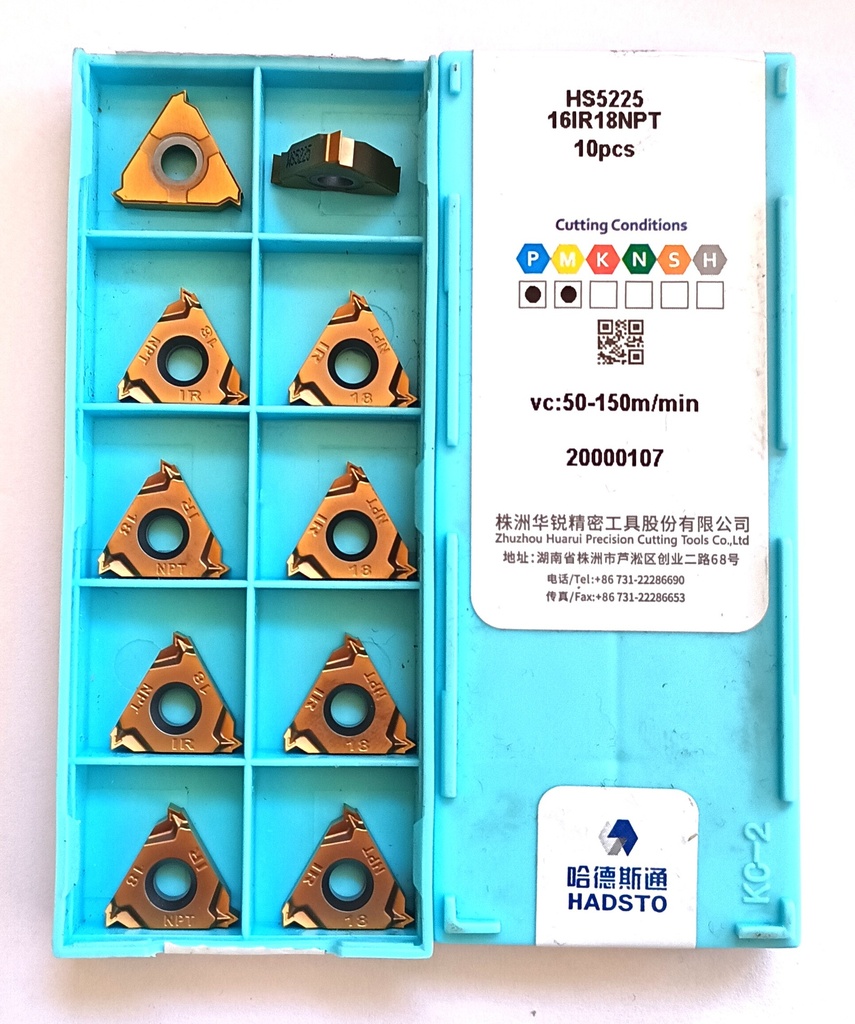 16IR 18NPT HS5225 HADSTO