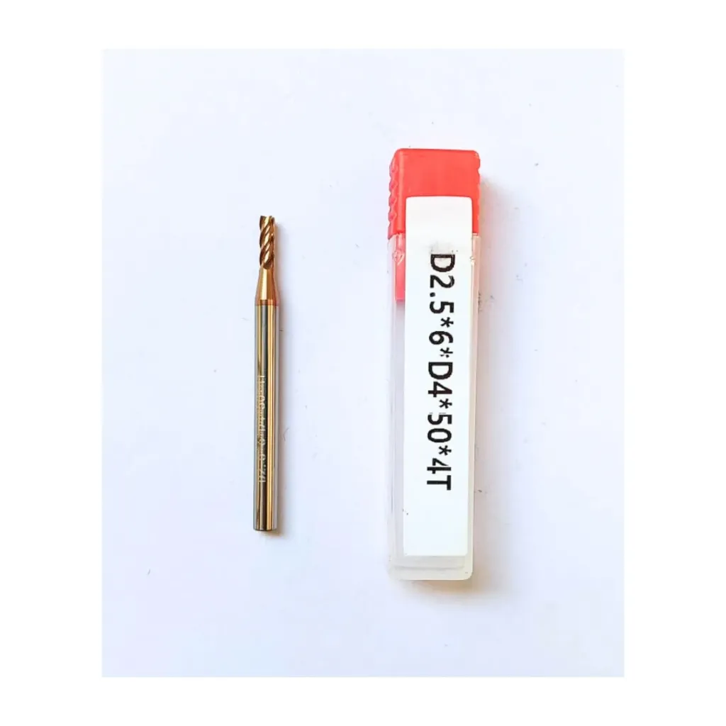 2.5*6*50 4FLUTE LONG NECK ENDMILL 55HRC