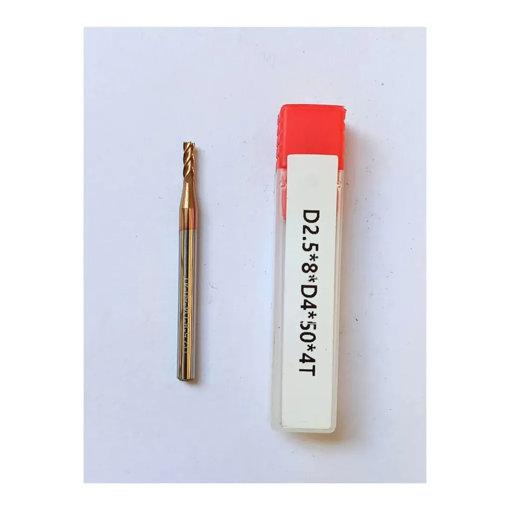 2.5*8*50 4FLUTE LONG NECK ENDMILL 55HRC