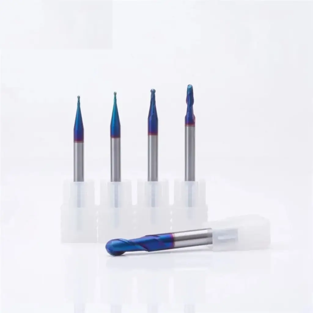 SOLID CARBIDE BALLNOSE 2FLUTE 65HRC