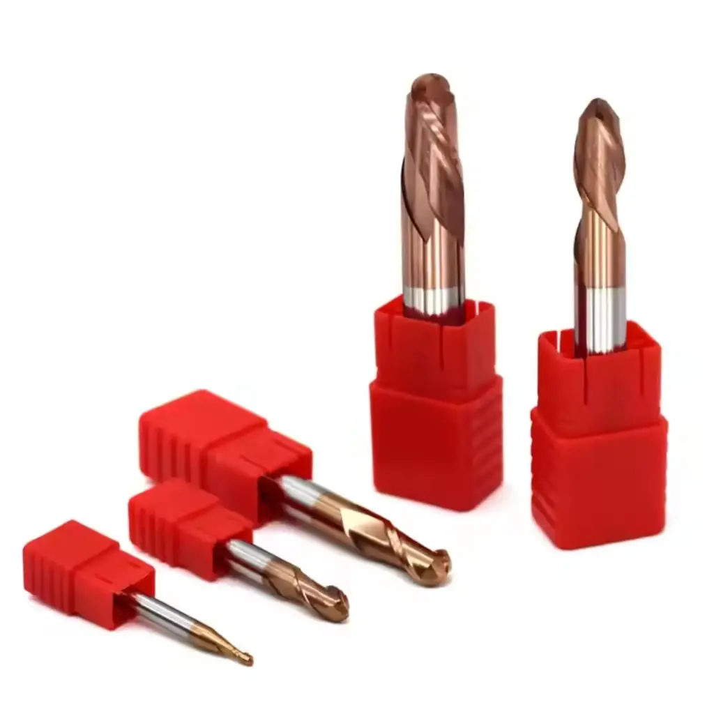 SOLID CARBIDE BALLNOSE 2FLUTE 55HRC